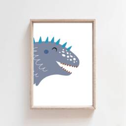 Set Of 3 Dinosaur Prints, Decor, Wall Art, Nursery Quotes, Boys Poster, Dinosaurs - thumbnail 3