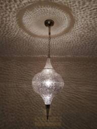 Handmade Moroccan Brass Pendant Light Soltana Antique Lamp