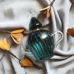 Green Genzary Emboss With 14K Gold Glass Ornament For Christmas Tree Decorations - thumbnail 2