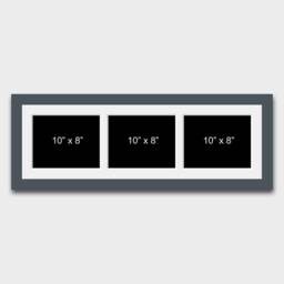 "Multi Photo Picture Frame - Holds 3 10""x8" - thumbnail 1