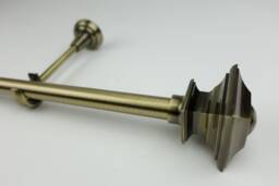 "Antique Gold Curtain Pole "