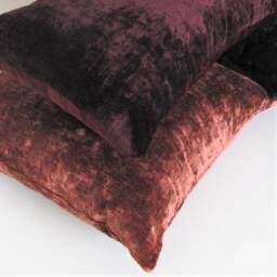 Made To Order Duo Velvet Cushion Cover, Mulberry Magnolia - thumbnail 2