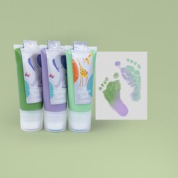 Spring Olive, Lavendel & Linde - 3 Bio Babystempel Tube ?? 50Ml Choose 4Th Color For Beautiful Hand - & Footprints Baby Imprint Kit - thumbnail 1