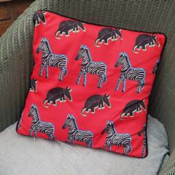 Zebra & Armadillo Decorative Cushion - thumbnail 3