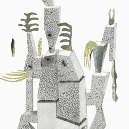 Salvador Dali Style Art Print, Modern Abstract Geometric Wall Art, Surrealistic Print For Framing, in Grey Tones - thumbnail 3