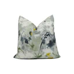 Sanderson - Simi Grey/Pearl Stunning Watercolour Floral Cushion Cover Handmade Throw Pillow Designer Home D??cor - thumbnail 1