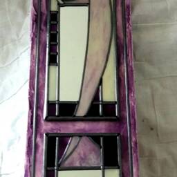 A 16.5 X 70 cm. Margaret Macdonald Mackintosh Inspired Wall Panel - thumbnail 3