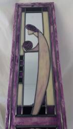 A 16.5 X 70 cm. Margaret Macdonald Mackintosh Inspired Wall Panel