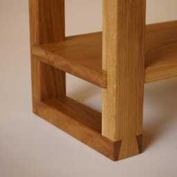 Custom Oak Shelves Handmade Solid Wood Shelving Unit - thumbnail 3