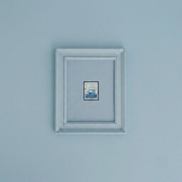8x10 Monochromatic Hand-Painted Vintage Style Picture Frame Custom Mat Opening Sizes - thumbnail 2