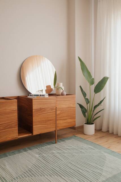 Large Kilim Area Rug For Living Room Aesthetic - Flatwoven Modern Scandinavian Low Pile Art Deco Rugs Mint Green Cotton 2x3 4x6 5x8 8x10 - image 1