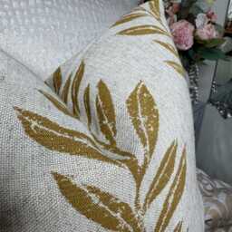 Honey Cushion Cover, Pillow Sham, Decorative Leaf Trial Countryside Home, John Lewis Norah Fabric, Sofa Cover - thumbnail 2