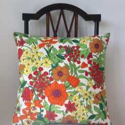 Liberty Of London Vintage Floral Fabric Cushion - thumbnail 1