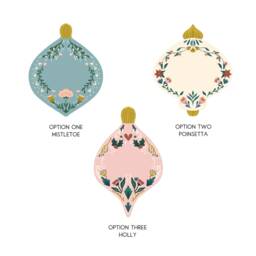 Personalised Scandi Style Christmas Bauble - thumbnail 3