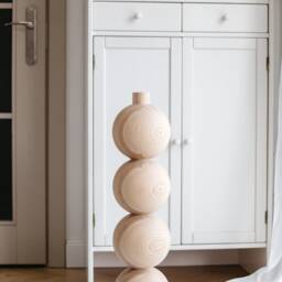 Handmade Wooden Table Leg Baltic Birch, Ash, Or Oak - 735mm - thumbnail 3