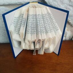 Happy - Folded Book Art Fully Customizable, Joyful, Happiness - thumbnail 3