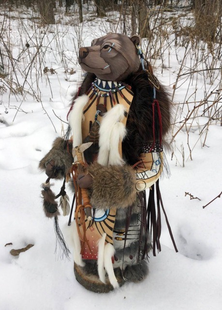 Grizzly Bear Manitou - Spirit Or Totem - image 1