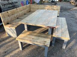 storage Bench Seating With Dining Table & Set - thumbnail 1