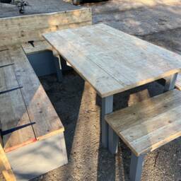storage Bench Seating With Dining Table & Set - thumbnail 2