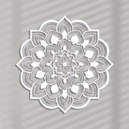 3D Mandala, Openwork Panel, Stylish Wall Decor, Ornate Graphics, Orient Style Wood Art, Ornament, Flower Of Life - thumbnail 2