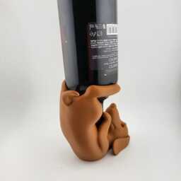 Drunk Dachshund Wine Bottle Holder - thumbnail 4