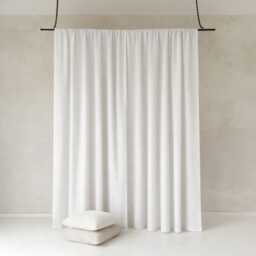 Linen Curtains Rod Pocket Top, Natural Curtain Panel, Privacy Or Blackout Curtains, Window Treatments - thumbnail 3