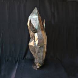 Drinking Horse Head, Metal Sculpture, Metal Horse, Handcrafted Sculpture, Contemporary Abstract, Ranch Decoration - thumbnail 3