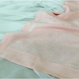 Pair Of Pedal Pink Curtains, Natural Linen Pink Drapery, Custom Curtains, Extra Long, Wide, Nursery Room Curtains - thumbnail 2