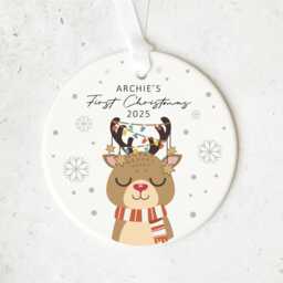 Personalised Baby's First Christmas Bauble - Custom Ornament, New Baby Gift - thumbnail 2