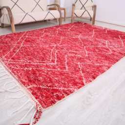 Custom Moroccan Rug, Wool Rug, Berber Beni Morrocan Authentic Beni Ouarain Rug - thumbnail 3