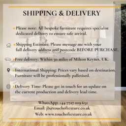 Silver Textured Sideboard. Bespoke Cabinet. Large Credenza. Tv Unit - thumbnail 4