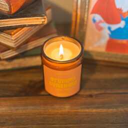 Grumpy Sunshine Candle Vanilla Coconut Scented, Bookish Gift - thumbnail 2