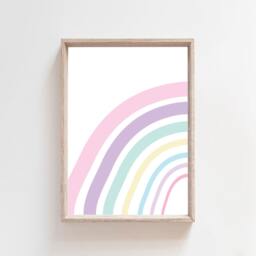 Set Of 3 Pastel Rainbow Prints, Girls Bedroom Decor, You Are So Loved, Nursery Wall Art, Colours, Toddler Bedroom, Playroom - thumbnail 2