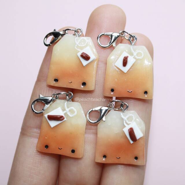 Kawaii Chai Tea Bag Charm Planner Charm - image 1