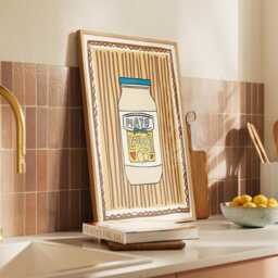 Mayo Lover Kitchen Print Quirky Foodie Wall Art - thumbnail 3