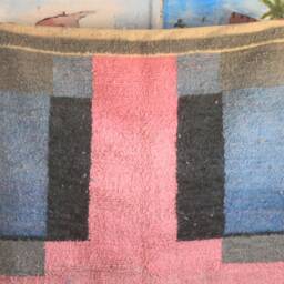 Colorful Moroccan Rug, Custom Fabulous Boujad Abstract Multicolored Carpet, Handmade Bohemian Rug - thumbnail 2