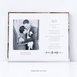 Mother Passing Song Lyrics Print/Memorial Song For Mum Mum's Favourite Gift - thumbnail 1