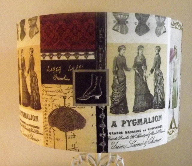 Corset Lampshade Shabby Chic French Boudoir Decor - image 1