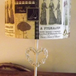 Corset Lampshade Shabby Chic French Boudoir Decor - thumbnail 2