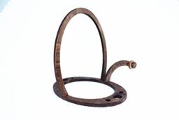 Table Stand For Home Decor, Minimalist Wooden Kinetic Sculpture Handcrafted Wall Art Clock - thumbnail 1