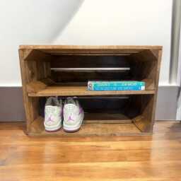 Rustic Storage Crates Made From Reclaimed Wood in Choice Of Colours - thumbnail 3