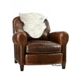 Handmade Faux Fur Sheepskin Rug - Shaggy Pelt Design, Usa - thumbnail 1