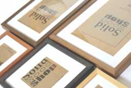 Frame With Mount - Natural Wood Picture Frames Made To Order Bespoke Perfect Gift Top Quality A5 A4 A3 A2 8x10 - thumbnail 1