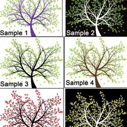 Tree Sticker Decal - Wall Birch Art Vinyl Nursery Stickers Nature Botanical Trees Decals Forest Decor Natural Big Leaf Peel & Stick - thumbnail 3