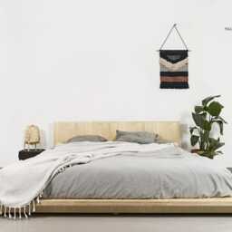 Ototo.10 Bed With A Headboard, Plywood Bed, Minimalist Scandinavian Bed - thumbnail 2