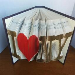 I Heart Ny - Folded Book Art Fully Customizable, New York - thumbnail 2