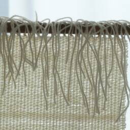 Veil - Hand Dyed Wool Woven Wall Tapestry Japandi Fiber Art Decor - thumbnail 2