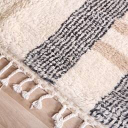 Authentic Moroccan Rug, Beni Ourain Rug 6x9 Ft - thumbnail 4