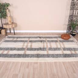Authentic Moroccan Rug, Beni Ourain Rug 6x9 Ft - thumbnail 2
