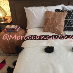 "Moroccan Pom Blanket - Throw With Blanket Bed Spread Bedding Cotton /79""Wx118" - thumbnail 2